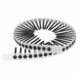SCREWREBEL Magazinierte Schnellbauschrauben Grobgewinde schwarz phosphaisert 3,9 x 35 mm 