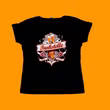 T-Shirt Damen mit Tankstellen-Druck hinten