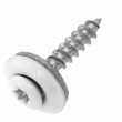 Spenglerschraube mit lackiertem Kopf RAL 9010 weiß 4,5 x 25 mm
