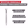 terrassenschraube-a4-eigenschaften-bohrspitze-schaftfraeser.jpg Terrassenschraube A4 mit Bohrspitze, Schaftfräser und Teilgewinde für sauberes Einschrauben in Holz