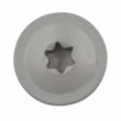 15063 Pfostenverbinderschraube - Zink-Lamellenbeschichtung - Ruspert - Grau - TX40 - 100 Stück - 8x50 mm