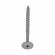 15064 Pfostenverbinderschraube - Zink-Lamellenbeschichtung - Ruspert - Grau - TX40 - 50 Stück - 8x100 mm