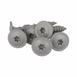 15063 Pfostenverbinderschraube - Zink-Lamellenbeschichtung - Ruspert - Grau - TX40 - 100 Stück - 8x50 mm