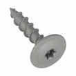 15062 Pfostenverbinderschraube - Zink-Lamellenbeschichtung - Ruspert - Grau - TX40 - 100 Stück - 8x40 mm