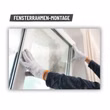 Montage eines Fensterrahmens mit dübelloser Fensterrahmenschraube