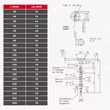 Tellerkopfschraube 6x120 mm hell verzinkt Screw Rebel Maßbild